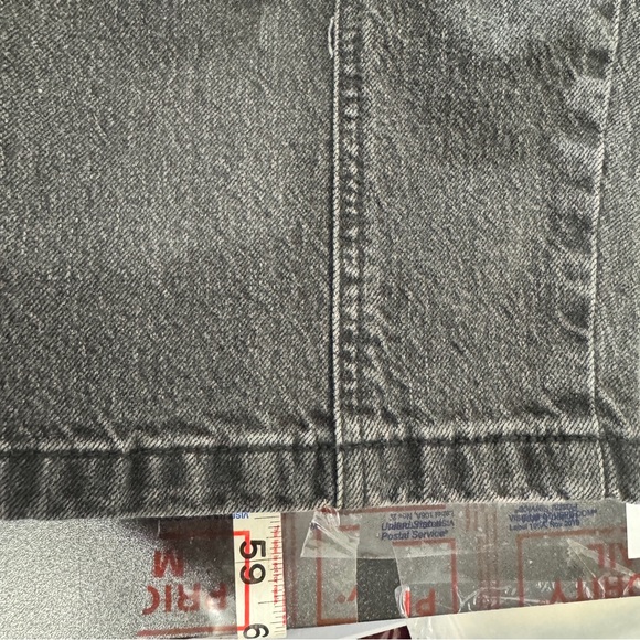 Universal Thread Denim Jumpsuit Sz 16 Black Barrel Leg Zip Up Long Sleeve - Picture 9 of 16